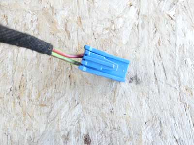 Mercedes Blue 2 Pin 2 Wire Connector 03754511283